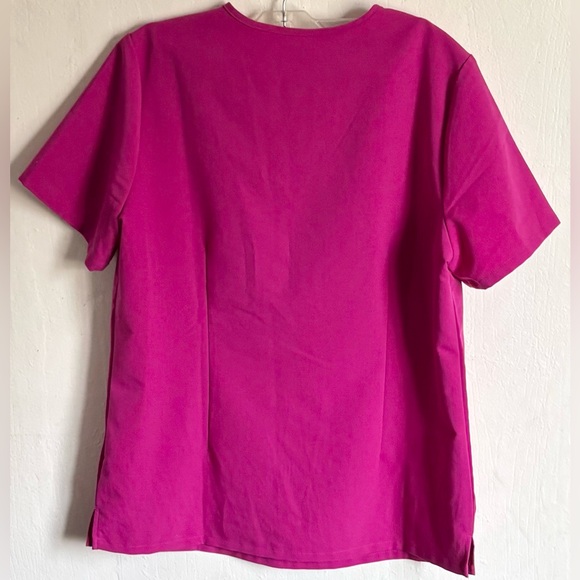 FIGS Raspberry Sorbet Scrub Set Jogger Scrub Pants & Scrub Top Size M - Picture 7 of 11